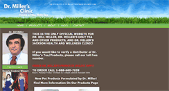 Desktop Screenshot of drmillersclinic.com